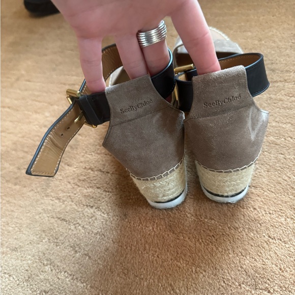 SEE BY CHLOE glyn platform sandal. Worn only once, in great condition - Picture 11 of 12